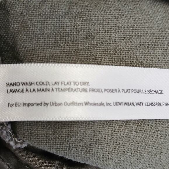 Free People SZ 00 100% Cotton Olive Green High Rise Button Front Shorts - Picture 7 of 7